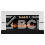 Каминокомплект: Очаг Royal Thermo Aurora RTFP/P-AR40LS, портал Moderno 42/40/36, белый, р/в, фото2