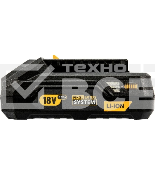 Батарея аккумуляторная Denzel B-18-2.0, Li-Ion, 18 В, 2,0 А·ч