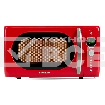 Микроволновая печь Hyundai HYM-D3037 красный, 20 л, 700 Вт, переключатели - кнопки, поворотный механизм, фото 1