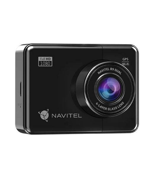 Видеорегистратор Navitel R9 DUAL, 1920x1080, 2.7', с камерой заднего вида, GPS, Wi-Fi, G-сенсор, датчик движения, GPS-информатор