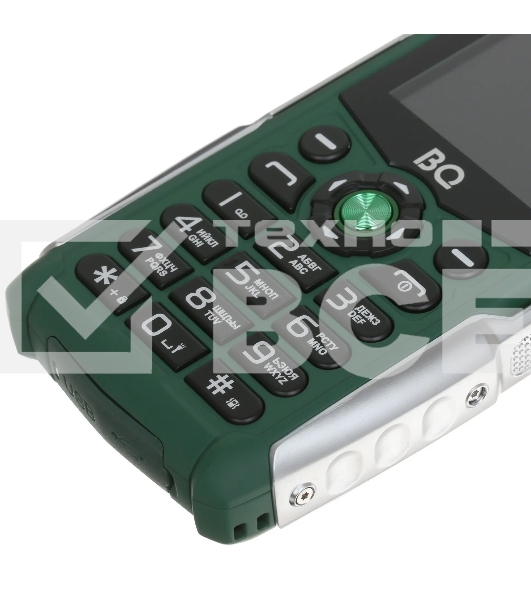 Мобильный телефон BQ 2449 Hammer зеленый