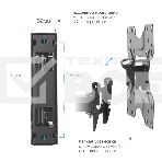 Кронштейн для LED/LCD телевизоров Kromax OPTIMA-414 черный, фото13