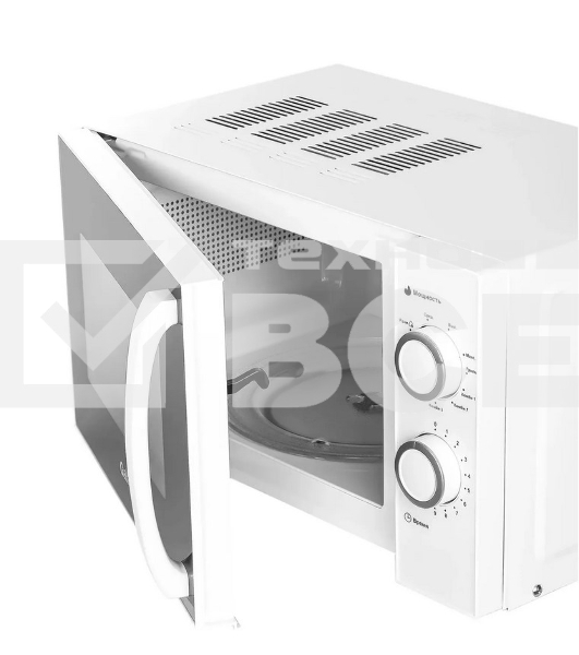 Микроволновая печь Galanz MOG-2009MW белый, 20 л, 700 Вт, переключатели - поворотный механизм