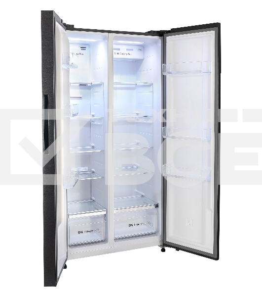 Холодильник Nordfrost RFS 525DX NFXd inverter темная нержавеющая сталь двухкамерный 283/183л морозилка сбоку, No Frost, Side-by-Side