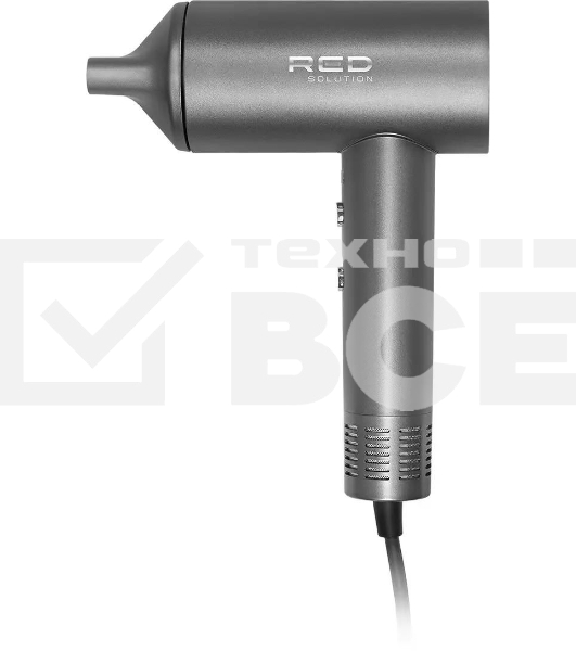 Фен Red Solution RF-510, 1400Вт, серый/серебристый