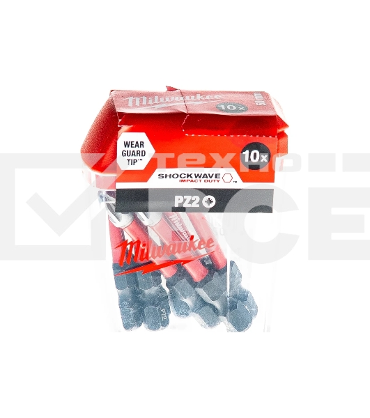 Насадка Milwaukee SHOCKWAVE PZ2 50мм 10шт 4932430866