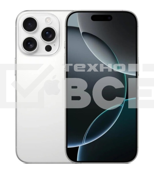 Смартфон Apple iPhone 16 Pro A3293 8/128Gb белый титан