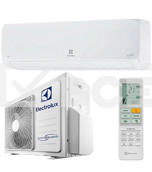Блок внешний сплит-системы Electrolux EACS/I-24HAL/N8/out инвертор, 24000 BTU, 45 м², охлаждение, обогрев, осушение