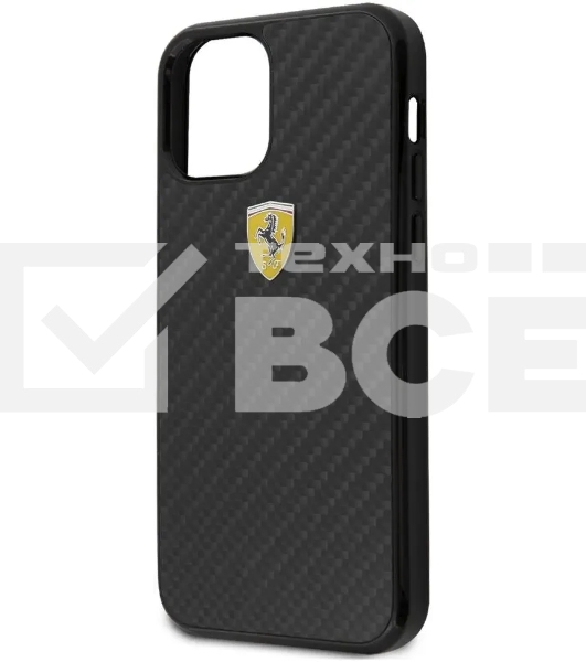 Чехол (клип-кейс) для Apple iPhone 12 mini Ferrari черный (FERCAHCP12SBK)