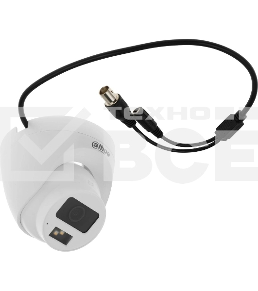 Камера видеонаблюдения аналоговая Dahua DH-HAC-HDW1200CLQP-IL-A-0280B-S6 2.8-2.8мм HD-CVI HD-TVI цв. корп.:белый (DH-HAC-HDW1200CLQP-IL-A-0280B)