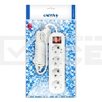 Удлинитель Smartbuy (SBE-16-4-03-ZS) 4 гнз х 3,0 м (16А/3.5 кВт, ПВС 3х1.0), фото2