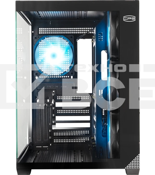 Корпус без блока питания PCCooler C3T700 BK, Midi-Tower, TG, no fans, 1xUSB-A 3.0 + 1xUSB-A 2.0 + 1xUSB-C, ATX, mATX, mITX черный
