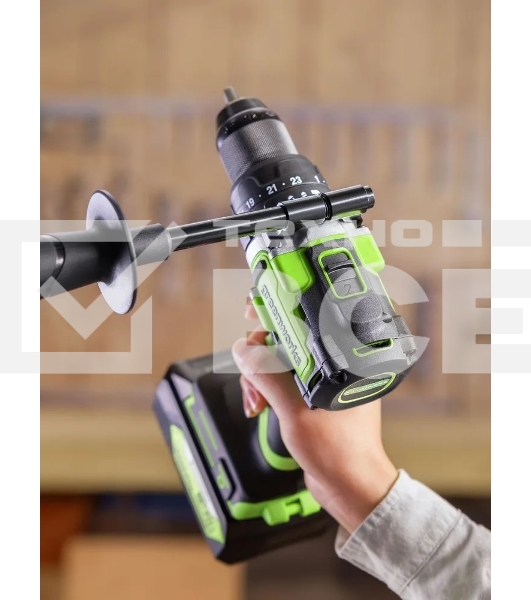 Дрель-шуруповерт аккумуляторная Greenworks GD24DD140 24V, 70/140Нм,Anti-kickback,2х4Ач,ЗУ,кор 3707607CUD