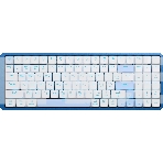 Клавиатура Redragon Eva Pro гибридная, USB Type-A, Bluetooth, радиоканал, белый/синий, фото10