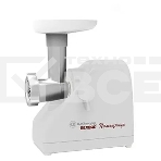 Мясорубка электрическая Белвар Помощница КЭМ-П2У 304-02 белый, 1800 Вт, 0.4 кг/мин, реверс, защита от перегрузки, насадки - 5, фото2