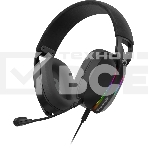 Гарнитура Marvo Pulz 70S Gaming Headset чёрный, проводная, USB, 7.1 Surround, RGB-подсветка, фото 1