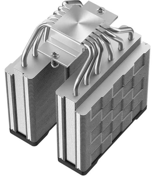 Кулер для процессора DEEPCOOL AG620 G2 LGA1954/1851/1700/AM5/AM4 (9шт/кор, TDP 270W, PWM, DUAL Black Fan 120mm, 6 тепл. трубок, черный) RET