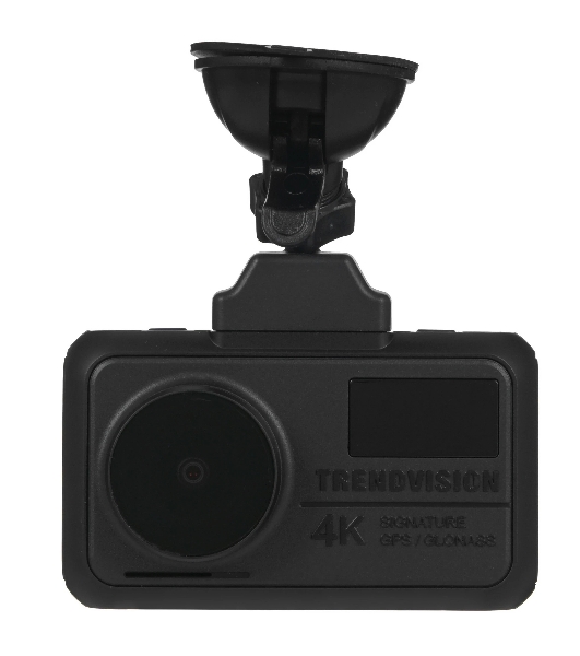 Видеорегистратор TrendVision Hybrid Signature Real 4K Max, 3840x2160, 3', GPS/ГЛОНАСС, Wi-Fi, G-сенсор, датчик движения, GPS-информатор