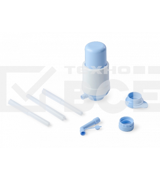 Помпа для 19л бутыли Hotfrost A6 механический, голубой/белый