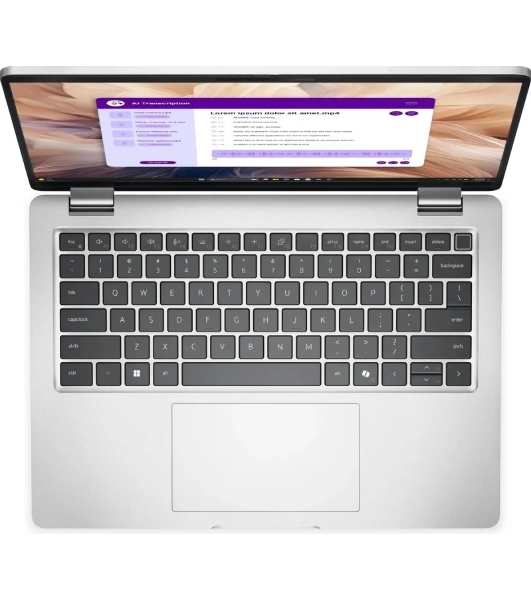 Ноутбук Dell Pro 14 Plus/14.0'/IPS/Intel Core Ultra 7 268V/32GB/2TB SSD/Intel Arc graphics/Windows 11 Pro/серебристый/1.4kg