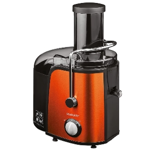 Соковыжималка Scarlett SC-JE50S42 оранжевый, центробежная, 1000 Вт, 1000 мл, механическое