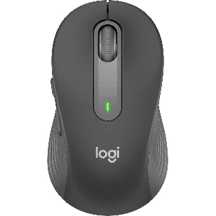 Мышь беспроводная Logitech Signature M650 графитовый, 4000 dpi, радиоканал, Bluetooth, USB, кнопки - 5