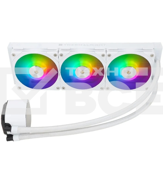 Система водяного охлаждения Thermalright Frozen Horizon 360 ARGB Soc-AM5/AM4/1151/1200/2066/1700 белый 4-pin 28.1dB Al Ret (F-HORIZON-360-WH)