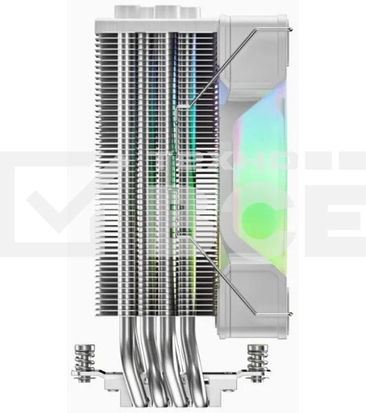 Кулер ID-Cooling SE-214-XT DF ARGB белый 120мм алюминий+медь 2000rpm 31.5db 4-pin 180W 150мм