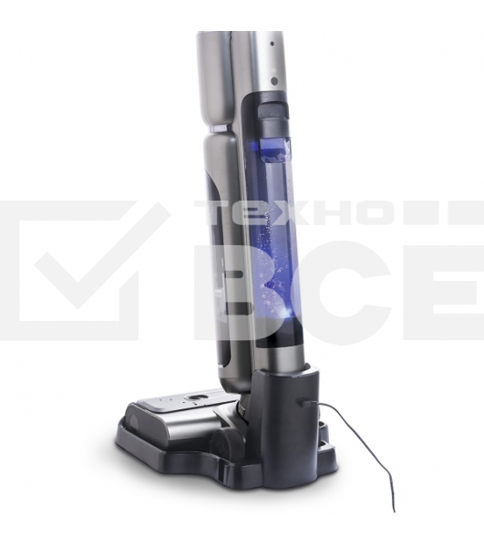 Пылесос вертикальный Thomas AQUA FLOORCLEANER CORDLESS (785501) серый, питание от аккумулятора, 21 Вт, уборка влажная, пылесборник 0.72 л, работа от АКБ max 35 мин.