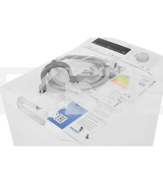 Стиральная машина Haier RTXS G584TMH-07 белый, загрузка вертикальная 8 кг, 1400 об/мин, класс: A