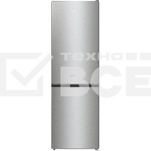 Холодильник Gorenje NRKE62XL серебристый металлик двухкамерный 203/99л морозилка снизу, No Frost