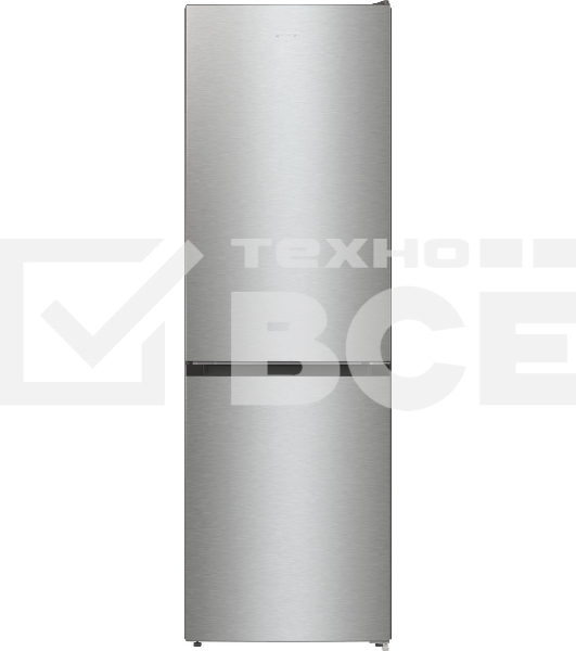 Холодильник Gorenje NRKE62XL серебристый металлик двухкамерный 203/99л морозилка снизу, No Frost