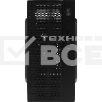 Компьютерный корпус Accord ENTRY ACC-242B черный без БП mATX 2xUSB 2.0 audio, фото3