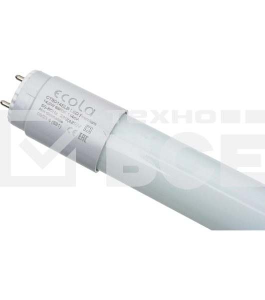 Лампа светодиодная ECOLA CT8D14ELB T8 PREMIUM G13/14W/6500K