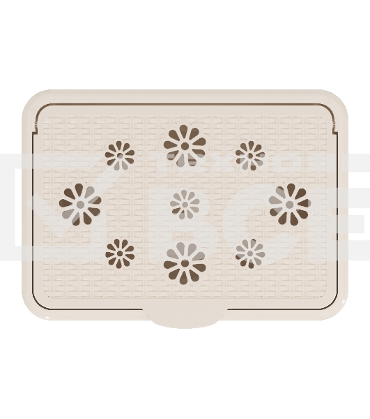 Корзина для белья Альтернатива Плетенка 60 л бежевая М2030 (50737)