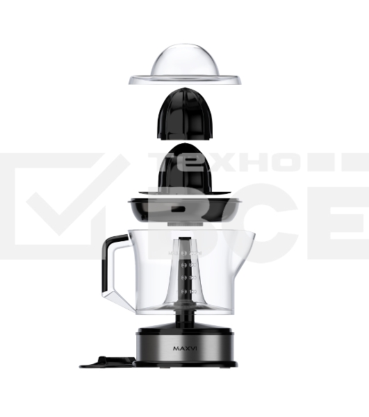 Соковыжималка Maxvi SG402 silver-black
