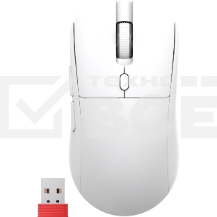 Мышь беспроводная/проводная Defender Stone GM-551 белый, 7200 dpi, радиоканал, Bluetooth, USB, кнопки - 7