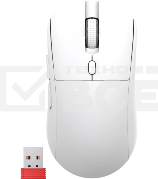 Мышь беспроводная/проводная Defender Stone GM-551 белый, 7200 dpi, радиоканал, Bluetooth, USB, кнопки - 7