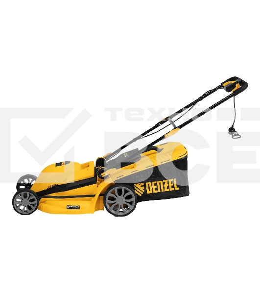 Газонокосилка электрическая Denzel GMC-2000, шир. 44см, 2000 Вт, 6 уров., травосб. 45 л
