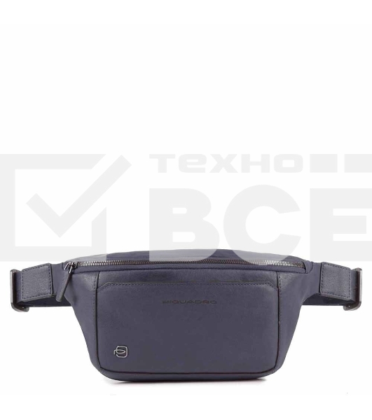 Сумка на пояс Piquadro Black Square CA2174B3/BLU4, синий, натур.кожа