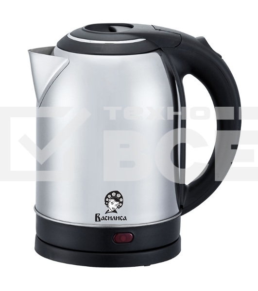 Чайник электрический Василиса Т31-2000 нерж/черный