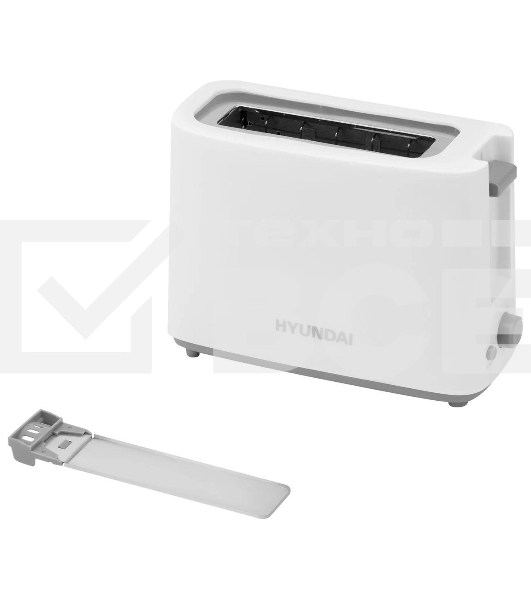 Тостер Hyundai HYT-8006 500 Вт, белый/серый