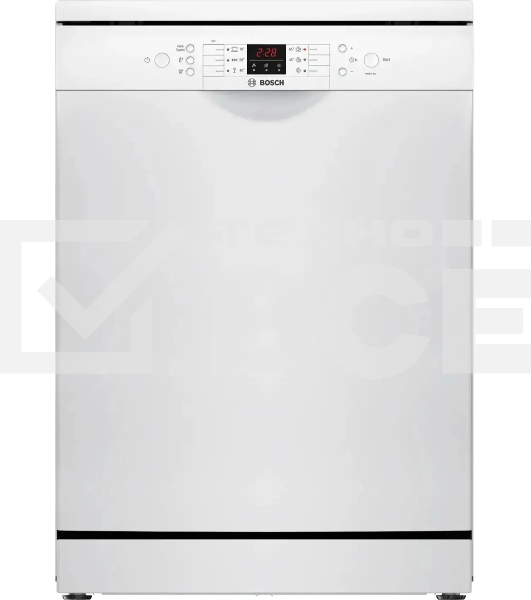 Посудомоечная машина Bosch SMS26DW00T, белый, 60 см, 13 компл., сушка конденсационная, 48 дБ, класс A+