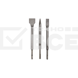 Набор зубил для перфоратора Kranz SDS PLUS, 3 предмета