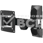 Кронштейн для телевизора Hama 00220820 черный, 10'-26' макс. 15 кг, настенный, поворот и наклон, фото 1