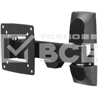 Кронштейн для телевизора Hama 00220820 черный, 10'-26' макс. 15 кг, настенный, поворот и наклон