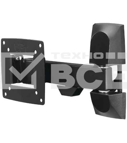 Кронштейн для телевизора Hama 00220820 черный, 10'-26' макс. 15 кг, настенный, поворот и наклон