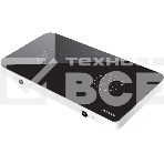 Плита настольная электрическая Hyundai HYC-0108 белый стеклокерамика (настольная), фото 1