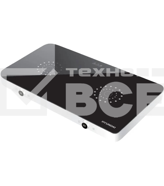 Плита настольная электрическая Hyundai HYC-0108 белый стеклокерамика (настольная)