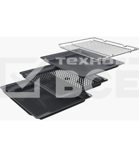 Духовой шкаф Bosch HNG978QB1 Accent line. Serie 8, духовой шкаф с микроволнами и паром, черный, 28 режимов + комбинированные режимы, микроволны до 800 Вт, 4-слойное остекление, 3 цветных текстовых TFT-дисплея 2,5' с сенсорным управлением, поворотный переключатель ControlRing, LED-освещение, меню 'Assist', PerfectBake, PerfectRoast, пиролитическая самоочистка, телескопические направляющие на 1 уровне